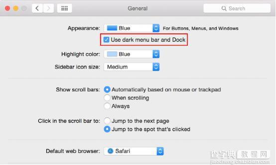 关于激活OS X Yosemite深色模式的方法介绍1