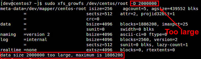 Linux有问必答：如何扩展XFS文件系统 完全使用额外空间5