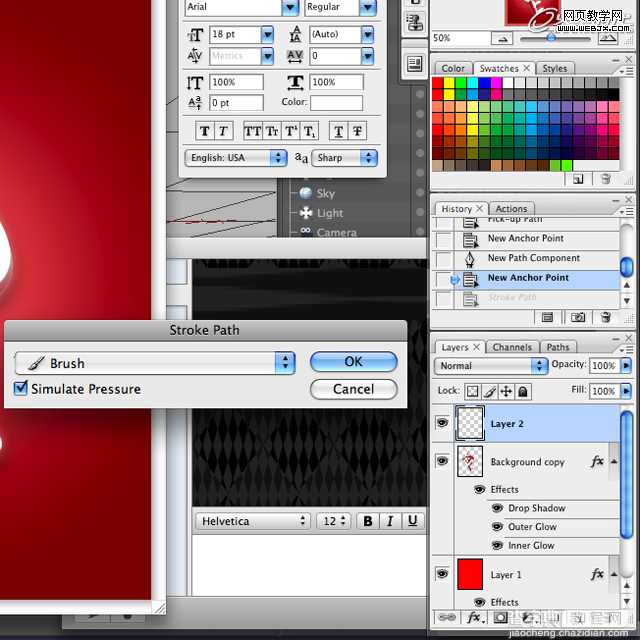 Photoshop和Cinem 4d将打造出漂亮红色的立体LOVE文字效果25