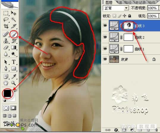 妙用Photoshop曲线调色把照片变清晰11