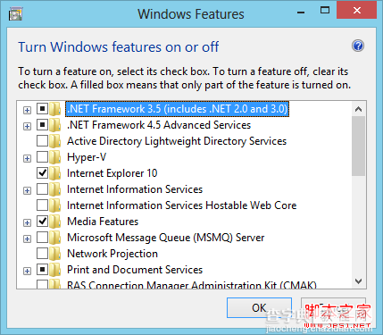 在Windows 8 下本地安装.NET Framework 3.5的实现方法8