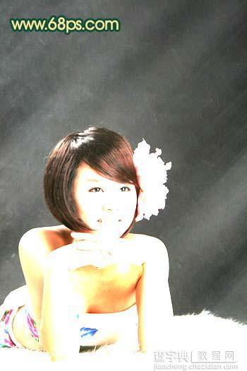 Photoshop 写真照片加上高光背景7