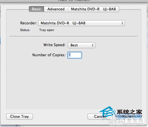 Mac使用自带刻录工具Toast刻录光盘的方法4
