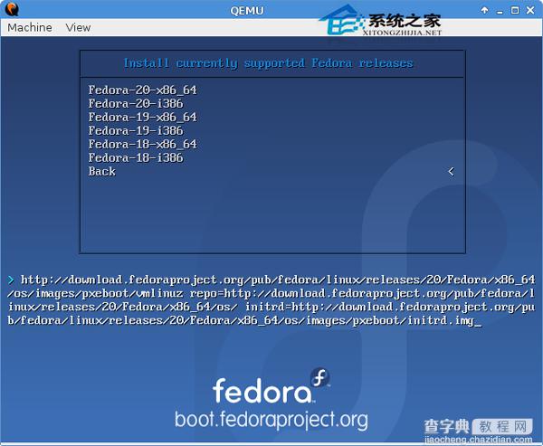 Linux通过BFO简单安装Fedora的步骤4