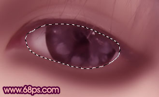 Photoshop将普通眼睛打造出极具魅力的紫色水晶彩妆效果11