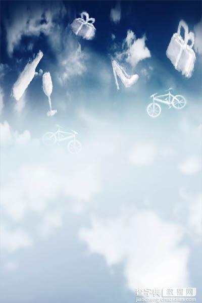 Photoshop将人物图片打造出创意的飘逸感觉的云彩背景效果13
