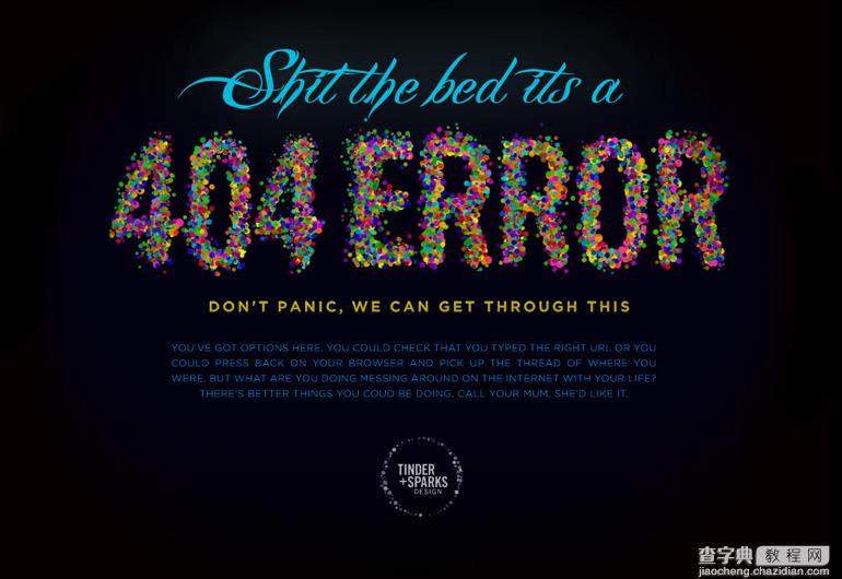史上最有创意的404页面设计有效改善网站用户体验9