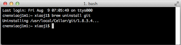 苹果mac电脑中brew的安装使用及卸载详细教程3