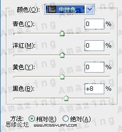 PS将绿色的外景人物图片变成古典橙褐色16