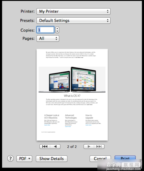 Mac怎么打印文件？苹果电脑Mac打印pdf文件方法详解1