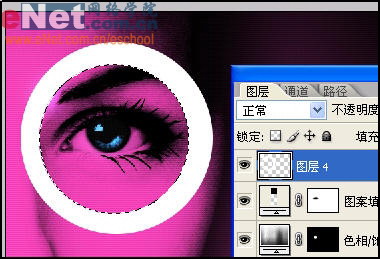 Photoshop教程:MM眼睛艺术处理效果18