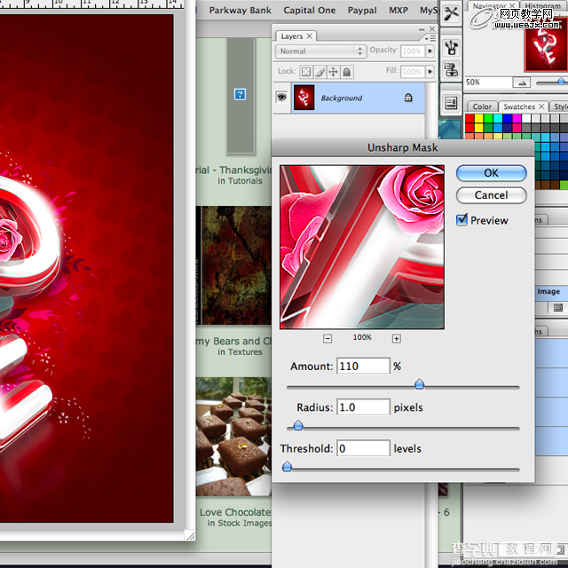 Photoshop和Cinem 4d将打造出漂亮红色的立体LOVE文字效果29