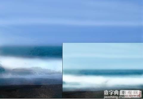 Photoshop制作超梦幻的蓝色天使婚片13