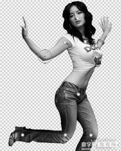 Photoshop CS5操控变形调制美女的POSE5