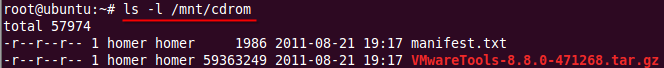 Linux 下使用mount命令挂载CDROM的方法3