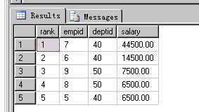SQL2005利用ROW_NUMBER() OVER实现分页功能5