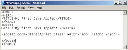 教你构建第一个Java Applet程序6