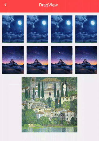 Android自定义View实现可以拖拽的GridView1