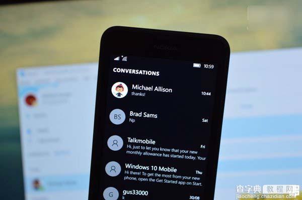 Win10 Mobile通用版Skype消息应用功能演示视频2