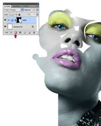 Photoshop设计时尚大气的彩绘杂志封面20