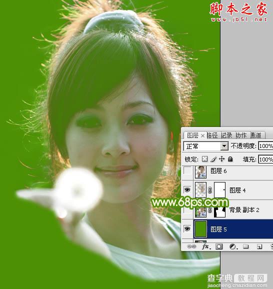 photoshop利用通道精确抠出背景稍微复杂的人物发丝18