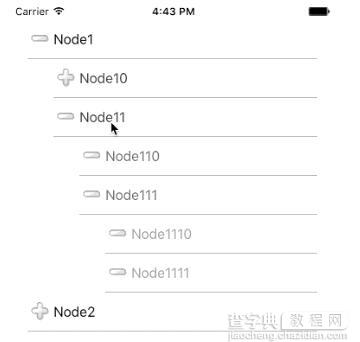 iOS多级列表实现代码1