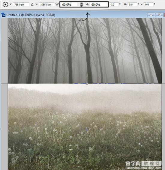 PhotoShop合成制作迷雾森林中的小红帽巫女场景教程15