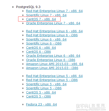 Linux CentOS 7安装PostgreSQL9.3图文教程1