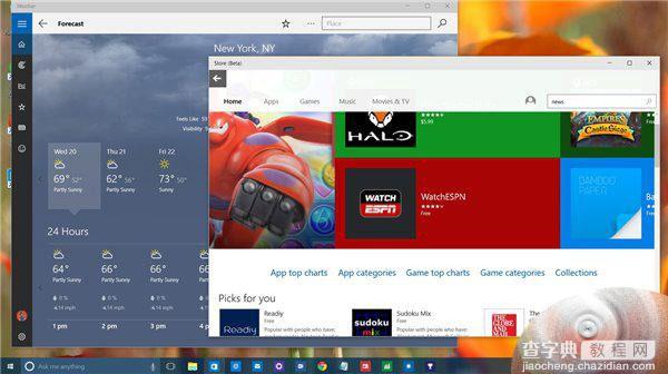 Win10 10122预览版    商店Beta和Windows通用应用1
