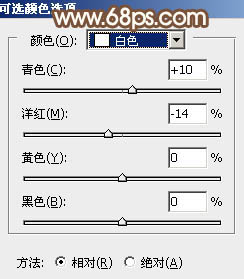 Photoshop为绿叶中的人物加上唯美的秋季橙红色28