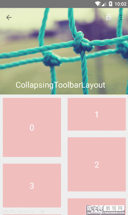 Android5.0+ CollapsingToolbarLayout使用详解2