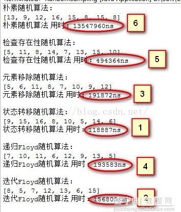 java生成抽样随机数的多种算法2