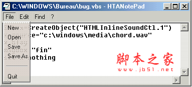 A notepad made in HTA(hta实现的记事本)1