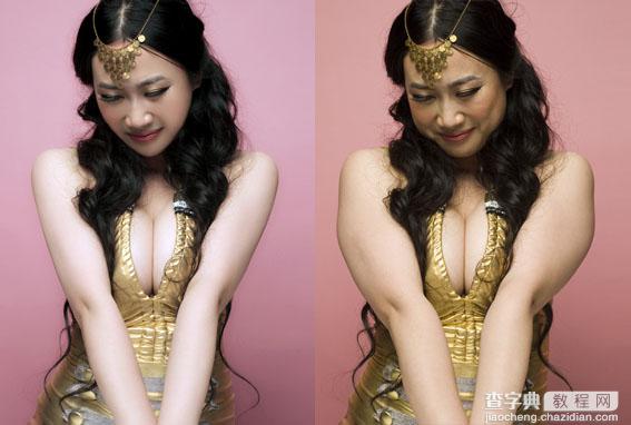photoshop快速为肥胖人物瘦身详细教程1