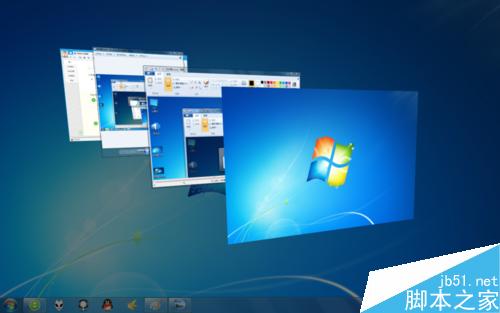 win7 怎么快速切换工作界面?6
