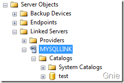 通过SQLServer 2008 操作 MySQL的方法4