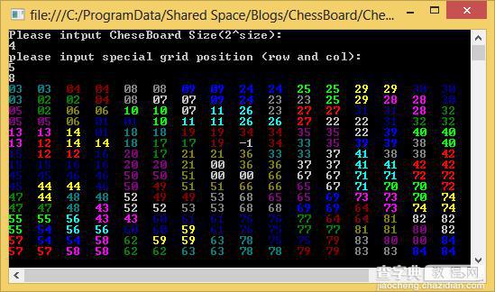 C# L型棋牌覆盖实现代码与效果1