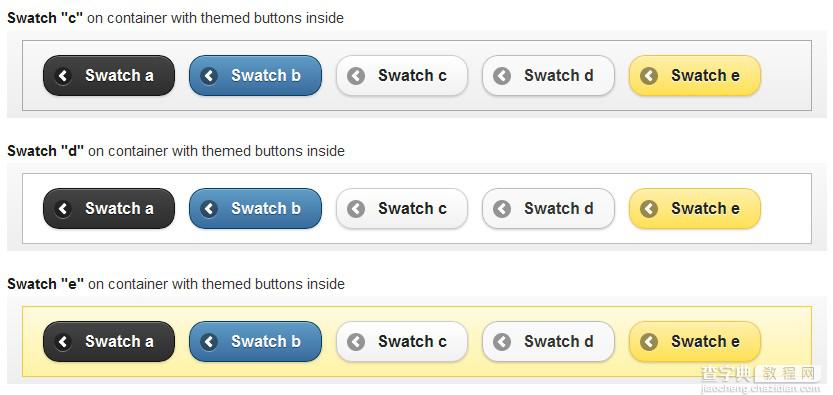 jQuery移动页面开发中主题按钮的设计示例8