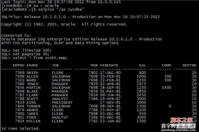 linux下oracle设置开机自启动实现方法6