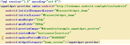 Android开发5：应用程序窗口小部件App Widgets的实现（附demo）5
