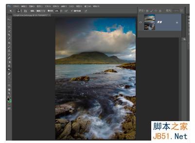 Photoshop应用分离色调将海边图片打造复古风光2