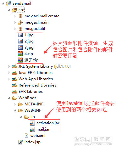 JavaWeb中JavaMail创建邮件和发送邮件4