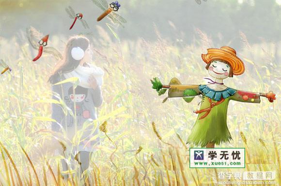 ps利用滤镜制作非主流个性签名图片5