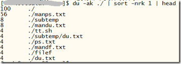 一天一个shell命令 linux好管家-磁盘-du命令详解7
