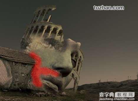 PhotoShop(PS)设计一幅具有超现实感的石屋风景照片实例教程25