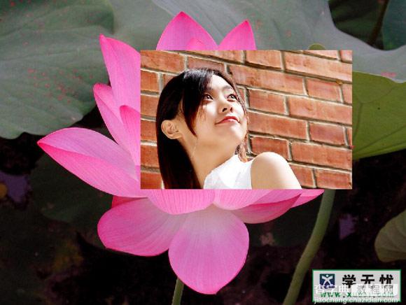 photoshop制作绚丽的花中少女效果合成图教程4