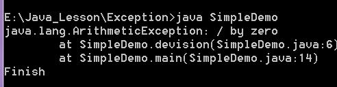 Java异常处理实例分析1