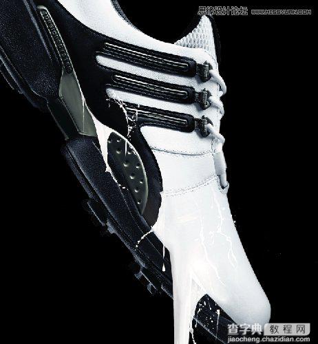 Photoshop合成制作出超酷的喷溅效果阿迪达斯球鞋海报39