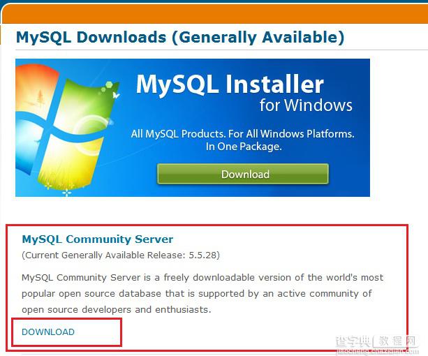 Win7系统安装MySQL5.5.21图解教程2