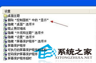 WinXP系统控制面板中的显示功能如何禁止使用3